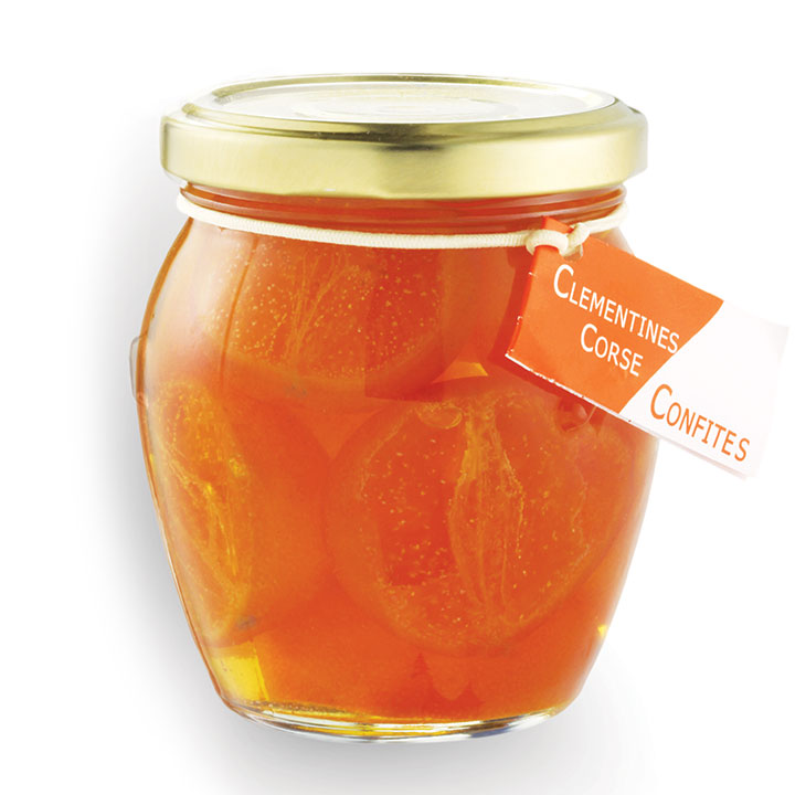 Candied 1/2 Clementines In Syrup - 150g/5.3oz - CO1061 - 12/cs