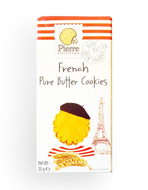 Mini Pack Grab & Go Pure Butter Cookies  50g/1.76oz - 16/cs - A590