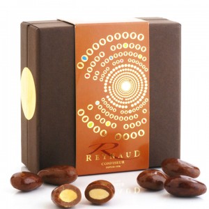 Milk Chocolate & Salted Caramel Almonds - 150g/5.3oz - 6/cs
