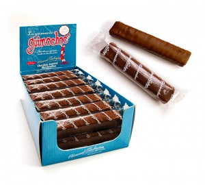 Orange Flower Marshmallow Sticks - Milk Choc. - 24/box - AS681
