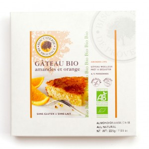 Organic Almond Orange Cake 225g/7.9oz - 10/cs - BP055