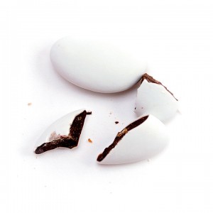 Chocolate Dragees  - 70% Cocoa White 1kg/2.2lbs - 1/cs  - DP647