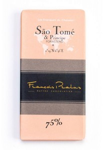 Sao Tome 75% Cocoa bar 100g/3.5oz - 6/cs - FE10